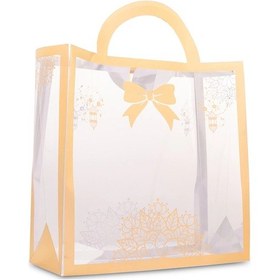 Resim Yaldızlı Asetat Çanta 21 X 21 X 9 1 Adet 