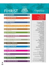 Resim Ağustos 2023 Osmanlıca Dergisi 