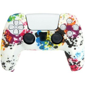 Resim CAFELE Gökkuşağı Seri Ps5 Joystick Kol Koruyucu Kılıf Uyumlu 