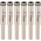 Resim Explosion1 6 Adet 8mm Elmas Çekirdek Matkap Bitleri Seramik Karo Cam Deliği Testere (Yurt Dışından) 