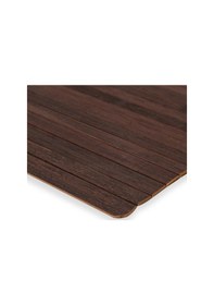 Resim Bambu Çok Amaçlı Kaymaz Tabanlı Paspas Kahverengi 