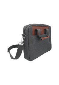 Resim Lenyes Lb543 Su Geçirmez Polyester Kumaş Çıkarılabilir Omuz Askılı 13-14 İnç Laptop Çantası Gri 