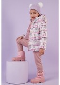 Resim Lela Ekstra Dolgulu Içi Yumuşak Polarlı Kapüşonlu Şişme Kız Çocuk Mont 5763001 Açık Pembe 