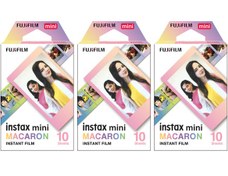 Resim Instax Mini Macaron 10x3 Film Seti Renkli 