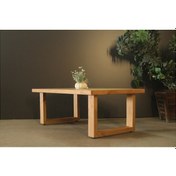 Resim Neiwel Awes Doğal Ahşap Ofis Sehpa-70-120 Açık Ceviz 