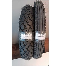 Resim Iran Yasa Tıre&rubber Iranyasa -tdt Tyres Maxstreer Ikili Set 110-90-16tl 6p 275t-18tl Motosiklet Lastiği 