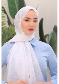 Resim Silk Home Olinda Şal 49001-34 Beyaz 