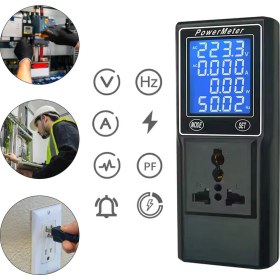 Resim Powermaster Pm-26400 Volt Amper Watt Hz Güç Ölçer 