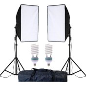 Resim Soligor Youtube Video Ve Fotoğraf 2li Softbox Seti Lambalı Set 