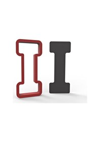 Resim Büyük I Harfi 11 Cm Kurabiye Kalıbı 