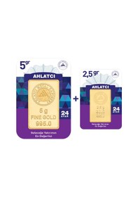 Resim Ahlatcı Kuyumculuk 7.5 Gram 24 Ayar Külçe Altın 