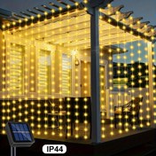 Resim Güneş Enerjili LED Işık Şeritleri - 300/200/100 LED Dış Mekan Şenlik Atmosferi Aydınlatması, 8 Modlu Parıldayan Peri Işıkları, Bahçe, Kamp Çadırı, Mevsimsel Kutlamalar, Şükran Günü, Noel, Cadılar Bayramı, Düğün Partisi Dekorasyonu için Mükemmel 