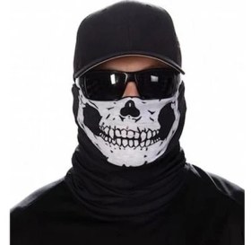 Resim Aref Motorsiklet Bisiklet Kuru Kafa Motorcu Bandana Maske Boyun 