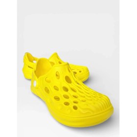 Resim Liger Unisex Günlük Rahat Yazlık Havuz Plaj Spor Ayakkabı Sandalet Sarı 