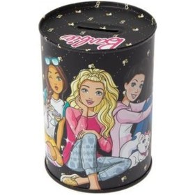 Resim Barbie Kumbara 12 Cm Metal Açılmayan Kumbaya Siyah - 1 A 