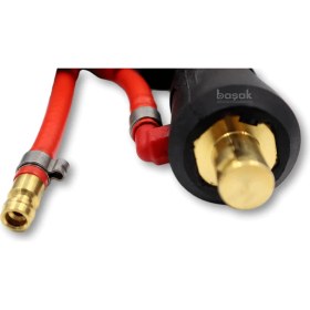 Resim Trafimet 4 Metre Protig 9 Havalı Fındık Tig-Argon Torcu Deri Kılıflı Esnek 