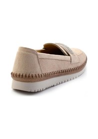 Resim Bambi Bej Kadın Loafer Ayakkabı K01536999902 Bej 