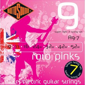 Resim Rotosound R9-7 Nickel 7 Telli Elektro Gitar Teli Seti (9-52) 