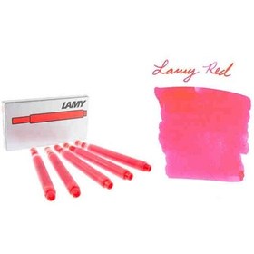 Resim Hobi-Marketart Lamy T10 Mürekkep Kartuşu 5'Li Kutu Kırmızı 