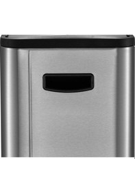 Resim Primanova Ecoslim Paslanmaz Çelik Pedallı Çöp Kovası 30 L D-20534 