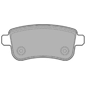 Resim Renault Megane Iii 2.0 Tce 2008-2019 Delphi Arka Fren Balatası 