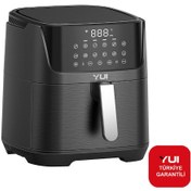 Resim Yui M25 Maxifry Pro Smart Airfryer Sıcak Hava Fritözü 