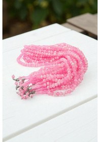 Resim 10 Adet 99lu Namaz Tesbihi 10mm Hac Umre Hediyelik - Pembe Pembe 
