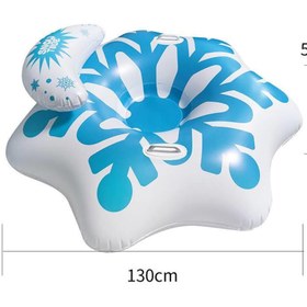 Resim buradanaldım Şişme Kar Kızağı, Karda Kayma Botu, Tutamaçlı Şişme Kayak Botu 