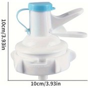Resim Fochsia 2 Adet Beyaz Plastik Şişe Musluğu, 3.93 İnç Dayanıklı Taşınabilir İçecek Dispenser Vana 