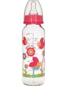 Resim Bebedor 31302 Desenli Cam Biberon 250 Ml - Kırmızı Renkli Uğur Böceği 