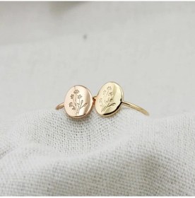 Resim Kişiye Özel Altın Yüzük 14K Şövalye 466729817 