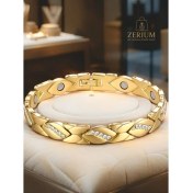 Resim Zerium Kristal Zarafet – Lüks Yapay Elmas Işlemeli Kadın Bileklik 