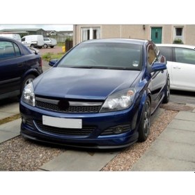 Resim Opel Astra H Uyumlu Ön Tampon Eki Cupra Lip Mat Siyah Body Kit 