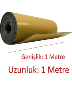 Resim Nublado Yapışkanlı Araç Ses Isı Yalıtım Izolasyon Bant EN:100 cm Kalınlık:10 mm Uzunluk1 Metre Kauçuk Sünger 