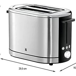 Resim Storemax Lono Iki Bölmeli 7 Isı Ayarlı Çelik Ekmek Kızartma Makinesi 