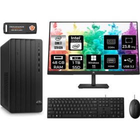 Resim Hp Pro Tower 290 G9 Intel Core I7 13700 48GB 1tb SSD 23.8" Fhd Monitör 8T2X1ES W11H Masaüstü Bilgisayar & Per4 USB Bellek 8T2X1ESMNT393 