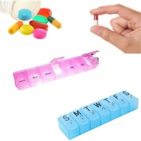 Resim Ozcmax Kapaklı Haftalık Ilaç Kutusu 