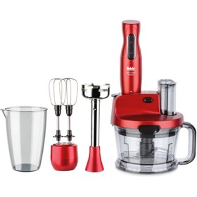 Resim Mr Chef Quadro Kırmızı 1000 W Blender Seti 