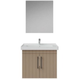 Resim Creavit D20 65 Cm Banyo Dolabı Ve Düz Ayna Takım Dafne 