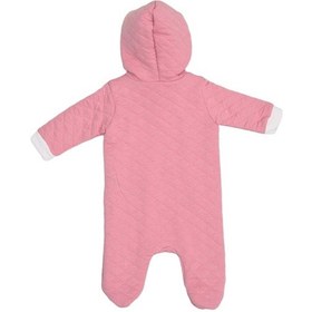 Resim Mammaramma Winter Collection Dışı İçi Pamuklu Dolgulu Kışlık Astronot Tulum Kozmonot Tulum Pembe 6-9 Ay Çok Renkli 