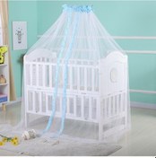 Resim Beşik Kubbe Hafif Cibinlik, Boyut: 4.2x1.6 Metre, Stil: Çiçek Tarafı Cibinlik 