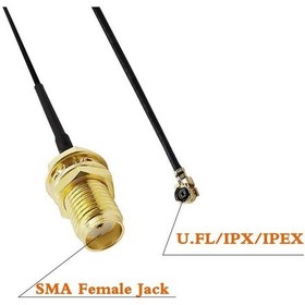 Resim Alkatronik-20Cm Sma Ipex Female Rf Kablo Jack Ufl U.Fl Ipx Coaxial Cable 