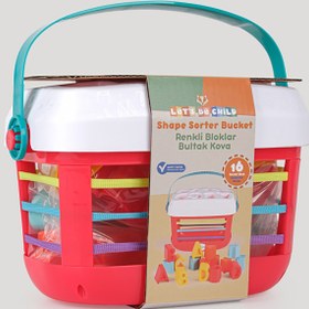 Resim Let's Be Child Renkli Bloklar Bultak Kova - Standart / Standart 