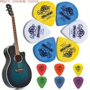 Resim 10 adet DUNSON Premium Gitar Plektreni - Yüksek Kaliteli Selüloit, Hafif & Dayanıklı, 0.5mm-1.14mm Kalınlık, Çeşitli Renkler - Akustik & Elektrik Gitarlar, Bas, Müzik Plektreni, Plectrum, Gitar Aksesuarları için İdeal 