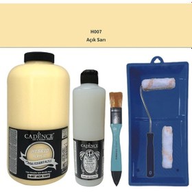 Resim Cadence Multisurface H-007 Açık Sarı 2 L Sır Vernik Set 