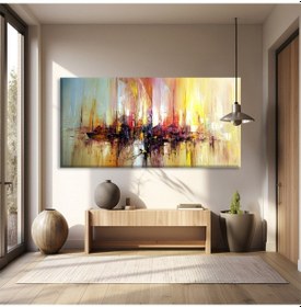 Resim Şehir Işıkları Senfonisi Kanvas Tablo 