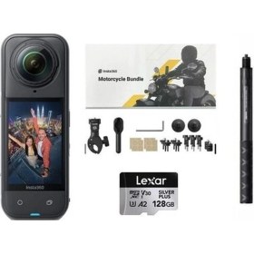 Resim Insta360 X5 Aksiyon Kamerası - Motosiklet Kiti-96159 