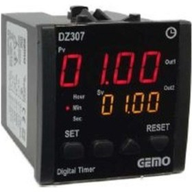 Resim Gemo DZ307-230VAC Çok Fonksiyonlu Zaman Rölesi 