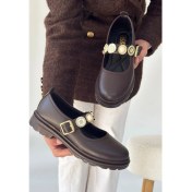 Resim Erbilden Okira Kahverengi Cilt Oxford Ayakkabı 