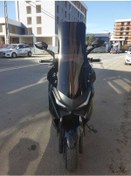 Resim Motocam Kymco Krv 200 Siperlik Ön Cam 2022 2024 Model 75cm Siyah Renkli 4mm Uzun Cam 